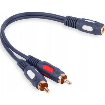 Audio kabel Kabel Vitalco JR536 minijack (3,5 mm) - 2x RCA (cinch) 0,15 m
