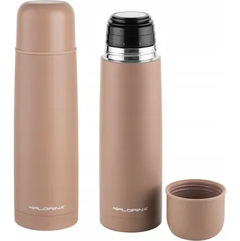 Termoska TERMOS Termohrnek Vzduchotěsný Nerezová Ocel Miami Mokka 1000 ml 1 l