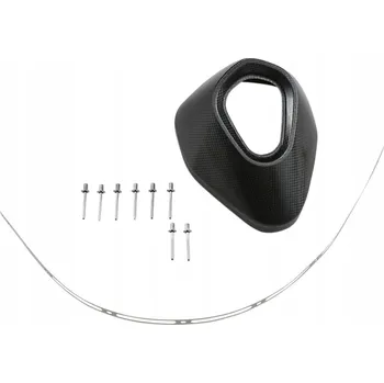 Výfuk pro motocykl Koncovka tlumiče výfuku Akrapovic Carbon Replacement End Cap, černá