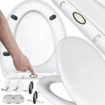 WC sedátko WC sedátko Renew Force s pomalým sklápěním, antibakteriální, bílé, duroplast