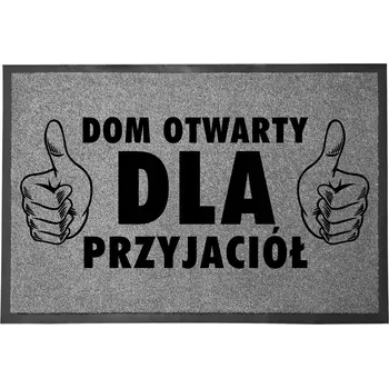 Rohožka Vstupní rohožka šedá 40x60 cm - vtipný design pro přátele ke dveřím
