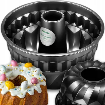 Nádoba na pečení Forma na bábovku Kuketo 23 x 23 cm, průměr 23 cm