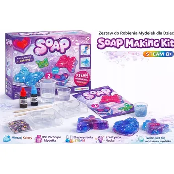 kreativní sada Sada na výrobu mýdel pro děti | Výroba mýdla STEAM 8+
