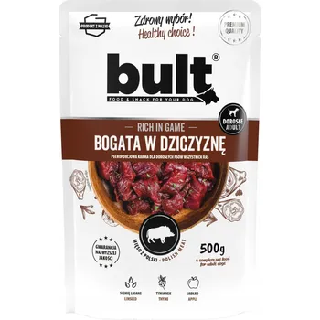 Krmivo pro psa Vlhké krmivo pro psy BULT paštika bohatá na zvěřinu, kapsička 500 g