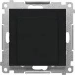 Hotelový LED spínač s časovým zpožděním, matná černá, 16A, Simon 55