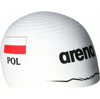 Plavecká čepice Plavecká čepice pro dospělé Silikonová Arena bílá