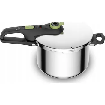 Tlakový hrnec TEFAL SECURE 5 TRENDY TLAKOVÝ TLAKOVÝ HRNEC 6 L + PARNÍ KOŠÍK INDUKCE