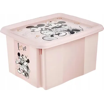 Úložný box Keeeper Karolina Minnie Mouse Krabička s víkem růžový 24 l