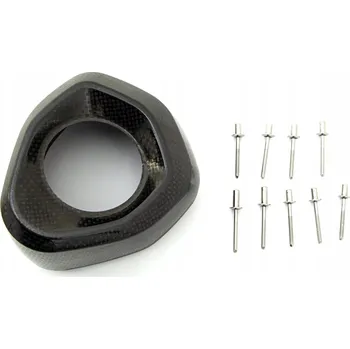 Výfuk pro motocykl Koncovka výfuku Akrapovic V-EC347 Carbon Vespa GTS / GTV / Sei Giorni