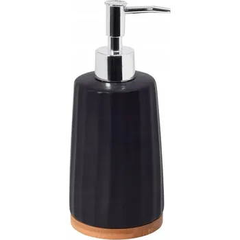 Dávkovač mýdla Ruční dávkovač mýdla stojací Bisk 250 ml černý, stříbrný