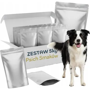 Krmivo pro psa VLHKÉ KRMIVO pro PSA s DRŮBEŽÍ 5kg Sáčky Psích Chutí Sada 10x500g