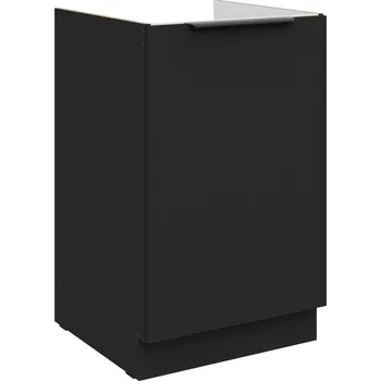 Kuchyňská linka Dolní skřínka SIENA - 50 ZL 1F BB, Černá mat/Černá mat