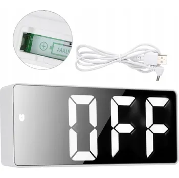 Hodiny DIGITÁLNÍ HODINY ELEKTRONICKÉ HODINKY DIGITÁLNÍ TEPLOMĚR ČAS BUDÍK LED