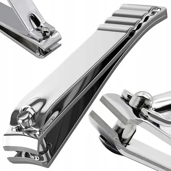 Kleště na nehty ŠTÍPAČKY KLEŠTĚ NA NEHTY SILNÉ OCELOVÉ MANIKÚRA CHROM