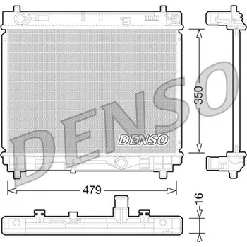 Chladič motoru Chladič, chlazení motoru DENSO DRM50059