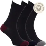 Zdravé ponožky klasické pánské nadměrné oblekové vlněné Merino ponožky mix 47-50