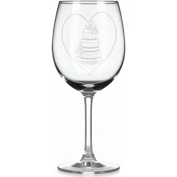 Sklenice Sklenice na víno - Zamilovaný motiv 63