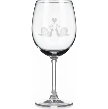 Sklenice Sklenice na víno - Zamilovaný motiv 158