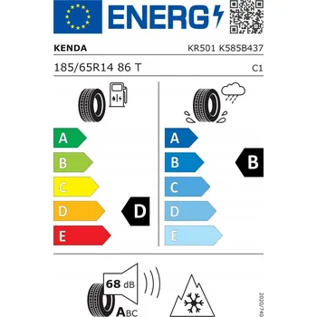 Zimní osobní pneu Zimní pneumatika Kenda FROSTRACK HP 185/65R14 86 T s přilnavostí na sněhu (3PMSF)