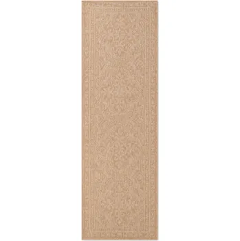 Koberec NORTHRUGS Běhoun Duet Rosel 106252 Beige/White - na ven i na doma Rozměry koberců: 80x250