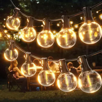 Venkovní osvětlení Girlanda Zahradní světla 18m voděodolná světelný řetěz na svatby