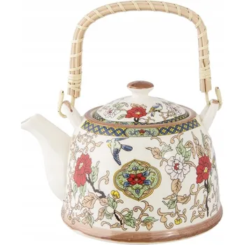 Konvice na čaj Keramická konvice Clayre & Eef 0,7 l béžová