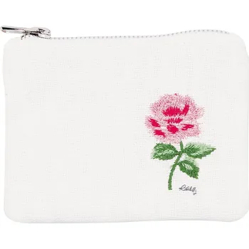 Kosmetická taška GREEN GATE Kosmetická taštička s výšivkou Agnes White