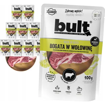 Krmivo pro psa BULT SÁČEK BOHATÝ NA HOVĚZÍ MLETÉ MASO 100G 10 Ks .