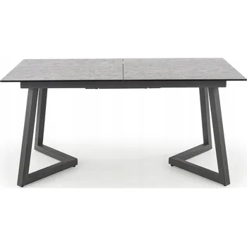 Jídelní stůl Obdélníkový rozkládací stůl Halmar 160 x 90 x 76 cm, světle betonový