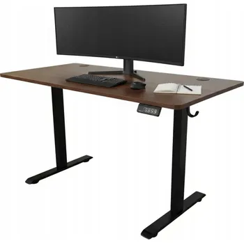 Psací stůl Obdélníkový psací stůl Stolmet 120 x 60 x 118 cm, tmavý buk