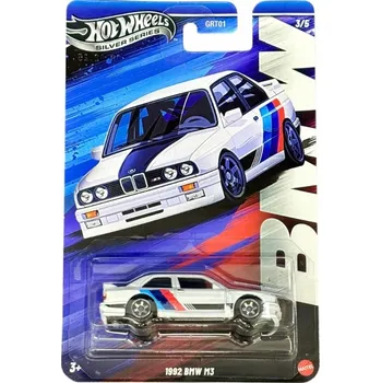 autíčko Hot Wheels sběratelské autíčko Silver Series 1992 BMW M3 CS JBY56 GRT01