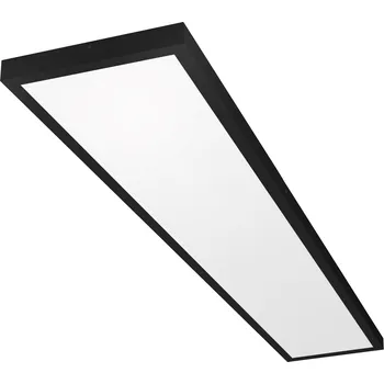 Stropní Svítidlo Interlook 120 x 30 cm černá
