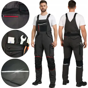 Pracovní obuv Pracovní kalhoty Specto černé bavlněné elastické vel. 50