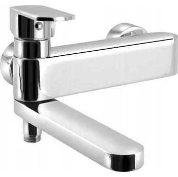 Vodovodní baterie Nástěnná vanová baterie SAPHO stříbrná