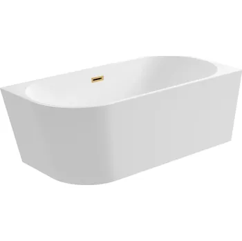 Vana Volně stojící akrylátová vana AquaUno 589, odtok uprostřed, 170 x 80 cm