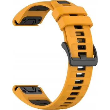 Řemínek na hodinky Řemínek Best Accessories pro Garmin 22mm oranžový