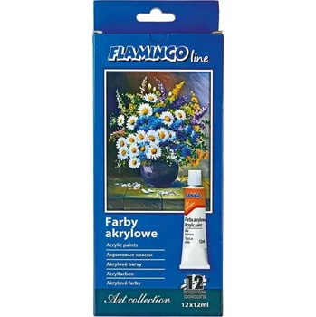 Výtvarná barva Akrylové barvy Hasta 12 ks x 12 ml