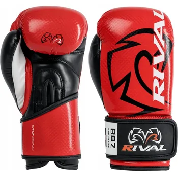 Boxerské rukavice Boxerské rukavice rival boxing RB7-Red/Black-S 10 oz