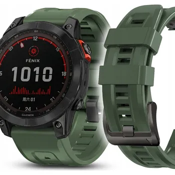 Řemínek na hodinky Řemínek JG Smart pro Garmin 22mm zelený