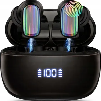 Słuchawki z AI tłumaczem Bezprzewodowe TWS 3v1 164 jazyky 6 režimů Grafit