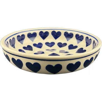 Miska nízká na těstoviny miska talíř 350 ml Srdce srdíčka SEDU Bolesławiec