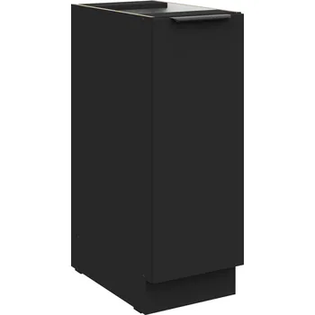 Kuchyňská linka Dolní skřínka SIENA - 30 D CARGO BB, Černá mat/Černá mat