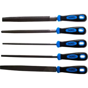 Auto-moto Zámečnické pilníky a rašple 200 mm, 5 ks, TA1075