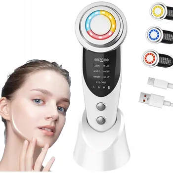 Masážní přístroj Masážní Přístroj na obličej EMS MEZOTERAPIE BEZ JEHEL 7v1 ELEKTRICKÝ LIFTING Dárek