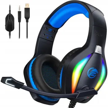 Sluchátka Fachixy FC100 RGB Herní Sluchátka s Mikrofonem pro PS5 PC Xbox