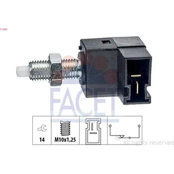 Spínač, ovládání spojky (řízení motoru) FACET 7.1300