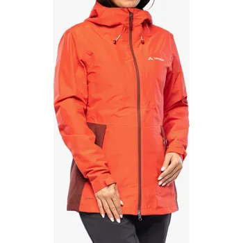 Dámská větrovka Dámská bunda 3v1 Vaude Valsorda 3in1 Jacket - flame 36 (XS)