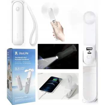 Domácí ventilátor Mini ventilátor JisuLife Life8, bílý
