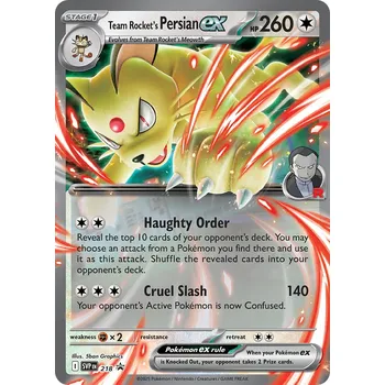Sběratelská karetní hra Team Rocket’s Persian ex SWSH 218