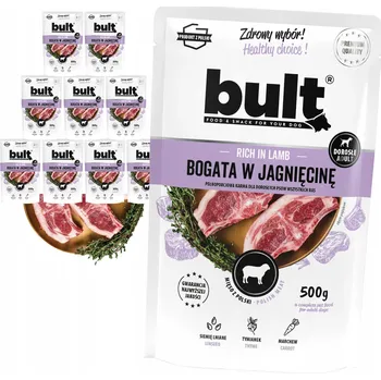 Krmivo pro psa BULT SÁČEK MLETÉHO MASA BOHATÉHO NA JEHNĚČÍ 500G 10 Ks .